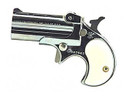 Cobra Derringer C22CP, 22 LR, 2.4 in, Pearl Grips, Chrome Finish, Fixed Sights, 2 Rd
