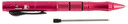 CobraTec Knives PKOTFP Tactical Pen 1.75 in OTF Plain Stainless Steel Blade/Pink Aluminum Body