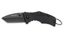 Cold Steel Micro Recon 1, 4.5 in Folding Knife, Tri-Ad Lock, AUS 8A/Stainless Steel, Cold Steel Handle, Tanto Point 27TDT