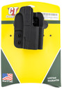 Comp-Tac C241WA326RBKN International OWB Black Kydex Belt Slide/Paddle Fits Walther PDP Fits 4 in Barrel Right Hand