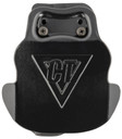 Comp-Tac C57950004NBKN Q-Line Size 04 Black Kydex Belt Clip Ambidextrous