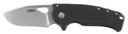 CRKT 5451 Batum Compact 2.45 in Folding Modified Drop Point Plain Satin 8Cr13MoV SS Blade G10 Black/Stonewashed Steel Handle