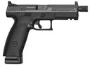 CZ-USA 89543 P-10 F 9mm Luger 5.11 in 21+1 Black Polymer Frame Black Steel Slide Black Interchangeable Backstrap Grips High Fixed Sights Reversible Mag Release