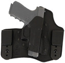 Desantis 105KAU7Z0, Intruder Right Hand Inside-The-Pants Holster, Black Leather Smooth