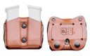 Desantis Double Magazine Pouch, Glock 26/27, Ambidextrous, Tan Leather A01TJIIZ0