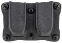 DeSantis Gunhide A87KJEEZ0 Quantico Double Mag Pouch OWB 9mm, 40 S&W 1.5 in Belt Black Kydex