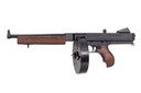 Thompson TA510D 1927A-1 Deluxe 45 ACP Caliber with 10.50 in Barrel, 10+1 Capacity (Drum), Blued Metal Finish, Walnut Grip Right Hand, Pistol