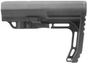 Mission First Tactical BMS Battlelink Minimalist Stock Collapsible Black Synthetic for AR-15, M16, M4 with Commercial Tubes (Tube Not Included)