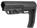 Mission First Tactical BMSMIL Battlelink Minimalist Stock Collapsible Black Synthetic for AR-15, M16, M4 with Mil-Spec Tube (Tube Not Included)