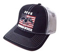 Duck Commander Flag Navy/White Hat Mesh One Size Cotton/Poly | DHNWF