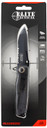 Elite Tactical ETA001BKSCS Readiness 3.50 in Folding Drop Point Part Serrated Black 8Cr13MoV SS Blade G10 Black Handle