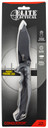 Elite Tactical ETFDR010BKCS Conqueror 4.80 in Folding Drop Point Plain Black 8Cr13MoV SS Blade G10 Black w/Finger Grooves Handle
