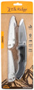 Elk Ridge ER942BKCS Xchange Interchangeable 3 Blade Set 3.60 in Folding Drop Point/Gut Hook/Saw Satin 3CR13MoV SS Blade FRN Black Handle