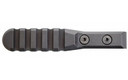 Ergo Grip Aluminum UMP Picatinny Rail, 5 Slots, Extended, 2Mounting Holes, Black Finish 4766-BK