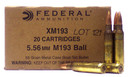 Federal American Eagle Ammunition 5.56 NATO | XM193BK