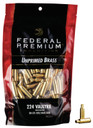 Federal PR224VLKUPB100 Gold Medal 224 Valkyrie Rifle Brass 100 Per Bag