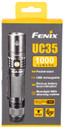 Fenix FX-UC35V2.0 UC35 V2.0 Black Hardcoat Anodized Aluminum White 1-1000 Lumens Cree LED 873 ft Range