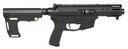 Foxtrot Mike FM-9B Enhanced Pistol FM93PCC, 9mm,  4", Blast Defusser, Pistol Blade, Glock Magwell, Black