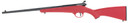 Savage Arms 13795 Rascal 22 LR Caliber with 1rd Capacity, 16.12 in Barrel, Blued Metal Finish & Red Synthetic Stock Right Hand (Youth), Rifle