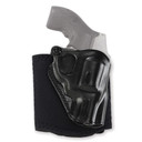 Galco Ankle Glove Ankle Holster, Fits J Frame with 2 in Barrel, Right Hand, Black Leather AG158B