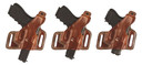 Galco SIL126 Tan Silhouette High Ride Concealment Holster For S&W N Frame w/4 in Barrel