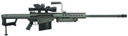 Barrett Model 82A1 Rifle Package 13139, .416 Cal, Semi-Auto, 29 in Chrome-Lined BBL, Black Finish, w/Leopold Mark 4 Scope, ZERO-GAP Rings, BORS, Monopod, Non-Detach Magazine, CA Compliant, 1-3 Week De