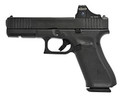 Glock PA1756203MOS G17 Gen5 MOS 9mm Luger 4.49 in 17+1 Black Black nDLC Steel w/Front Serrations & MOS Cuts Slide Black Rough Texture Interchangeable Backstraps Grip