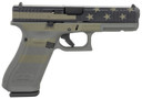Glock PA175S204OP G17 Gen5 9mm Luger 4.49in Barrel 17+1, Operator Flag Cerkote Frame  Slide, Rough Textured Modular Backstrap, Ambidextrous Slide Stop, Safe Action Trigger