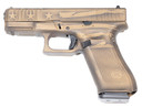 Glock UA455S204-BBBWFLAG G45 Gen5 9mm Luger 4.02 in 17+1 Overall Black/Coyote Battle Worn Flag Cerakote Rough Texture Interchangeable Backstraps Grip