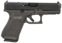 Glock UMA195S201MOS G19M Gen5 9mm Luger 10+1 (3) 4.02 in, Black, Polymer Picatinny Rail Frame, Interchangeable Backstraps, Ext. Ambi Slide Release, Ameriglo Agent Nights Sights