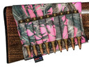 Grovtec US Inc GTAC74 Buttstock Ammo Holder Rifle 9 Loops Elastic/Nylon TrueTimber Conceal Dark Pink