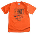 Henry HTS005XXL Classic T-Shirt Orange 2XL Short Sleeve