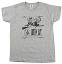 Henry HTS017M Henry Heart Ladies T-Shirt Dark Ash Medium Short Sleeve
