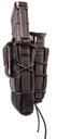 High Speed Gear 13DD10BK TACO Double Decker Belt Mount Adaptable 2.25 in Belt Black Nylon w/Polymer Divider