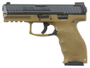 HK 700040FDELEA5 VP40 Pistol, 40 S&W, 4 in BBL, Double Act, Flat Dark Earth Grips, 3-Dot Sights, Flat Dark Earth Finish, 13+1 Rds
