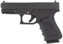 Glock PG3250203 G32 Gen4 Compact 357 Sig 13+1 4.02 in Black Polygonal, Rifled Barrel, Matte Black Serrated Slide, Black Polymer Frame w/Picatinny Rail, Black Textured Finger Grooved w/Interchangeable Backstrap Grip, Right Hand, Pistol