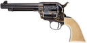 Taylors & Company 555127 Marshal 45 Colt (LC) Caliber with 5.50 in Blued Finish Barrel, 6rd Capacity Blued Finish Cylinder, Color Case Hardened Finish Steel Frame & Checkered White Grip , Revolver