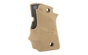Hogue Rubber Grip with Cobblestone Texture and Finer Grooves 39083, Fits Kimber Micro 9, Flat Dark Earth 39083