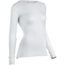 Indera womens Traditional Long Sleeve Thermal Top White Large 5000LS-WH-LG