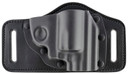 Galco TS224B TacSlide OWB Black Kydex/Leather Compatible w/ Glock 17 Gen1-5/19 Gen1-5/22 Gen2-5 Belt Slide Mount Right Hand, Holster