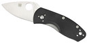 Spyderco C148GP Ambitious 2.25 in Folding Drop Point Plain 8Cr13MoV SS Blade Black G10 Handle Includes Pocket Clip, Knife