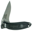Kershaw 1620SWBLK Scallion Knife 2.4 in 420HC Steel Drop Point 6061-T6 Anodized Aluminum