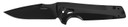 Kershaw 1988 Flythrough Folder 3 in 8Cr13MoV Stainless Steel Black Oxide Drop Point Stainless Steel Black Oxide
