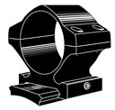 Kwik-Site KSWEV Weaver Rings Base - Up to 32mm Weaver Style 1 in Black