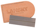 Lansky LDPST 3 in Double Sided Sharpening Stone Fine Diamond w/Lthr Case