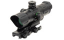 Leapers - UTG Sight, 6 in, 38mm, Fits Picatinny, Black Finish, Red/Green CQB Dot, ITA-Instant Target Aiming, with Offset QD Mount SCP-TDSDQ