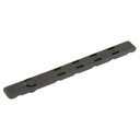 Leapers, Inc. - UTG Low Profile, Rail Covers, Fits KeyMod Rail Slot, 5.5 in, Black Finish, 7-Pack RB-HP25B