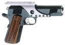 Les Baer 1911 Bullseye Wadcutter Pistol LBBWP645OSM, .45 ACP, 6 in BBL, Bear Optical Scope Mount, Chk Cocobolo Grips, Blue Finish, 7 Rds