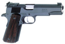 Les Baer 1911 CMP-Legal National Match Hardball Pistol LBLNMH45, .45 ACP, 5 in Match BBL, Chk Cocobolo Grips, Blue Finish, 7 Rds