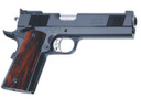 Les Baer 1911 Monolith Heavyweight Pistol LBMH38, .38 Super All Supported Chamber, 5 in BBL, Prem Chk Cocobolo Grips, Blue Finish, 8 Rds